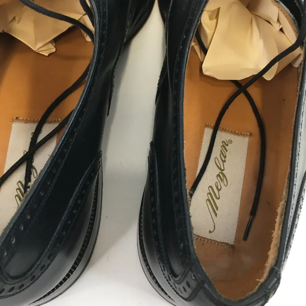 Mezlan black leather